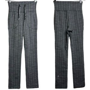 Lululemon High Rise Soft Knit Stretch Grey Leggings Pockets 2